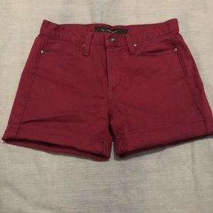 Purple High waist Calvin Klein shorts